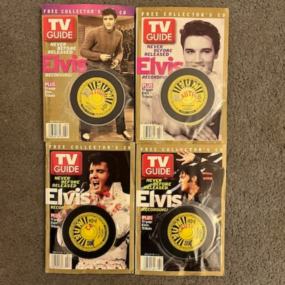 ELVIS PRESLEY 2004 TV Guide Sun Records Mini CD Set of 4